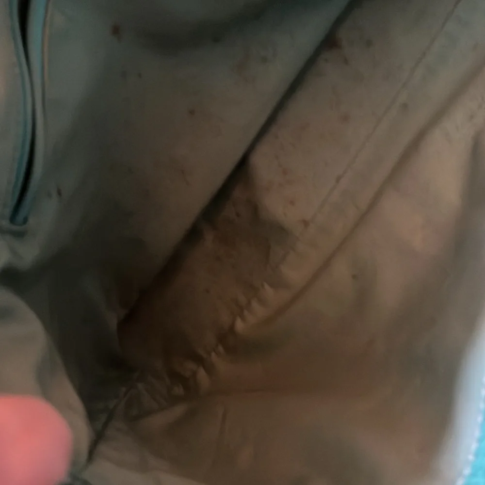 Gucci vintage green teal trim monogram canvas Abbey bag & Gucci dust bag - Picture 12 of 16